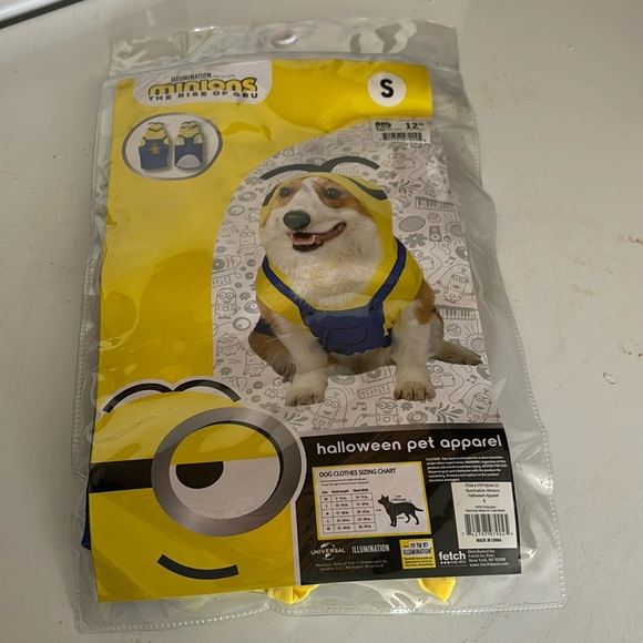 NWT Universal Studios Minions The Rise of Gru Halloween Pet Apparel Dog Costume - Picture 1 of 16